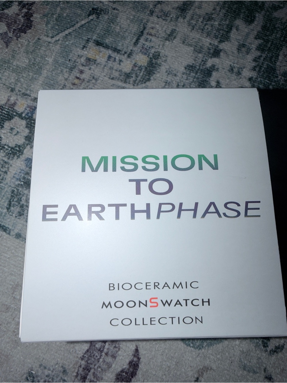 Omega X Swatch Bioceramic Moonswatch Mission To Earthphase Watch